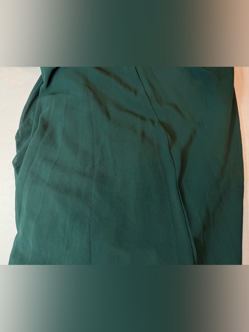 DEFECT NWT Lulus Heavenly Hues Maxi Dress Forest Green Prom Size S #508192 - Picture 8 of 14
